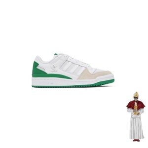 Adidas White Forum Low Classic Sneakers